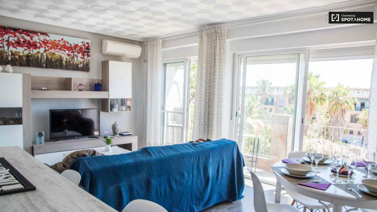 Apartmentsuitespain Atic Panoramic Beach Valencia Exteriör bild