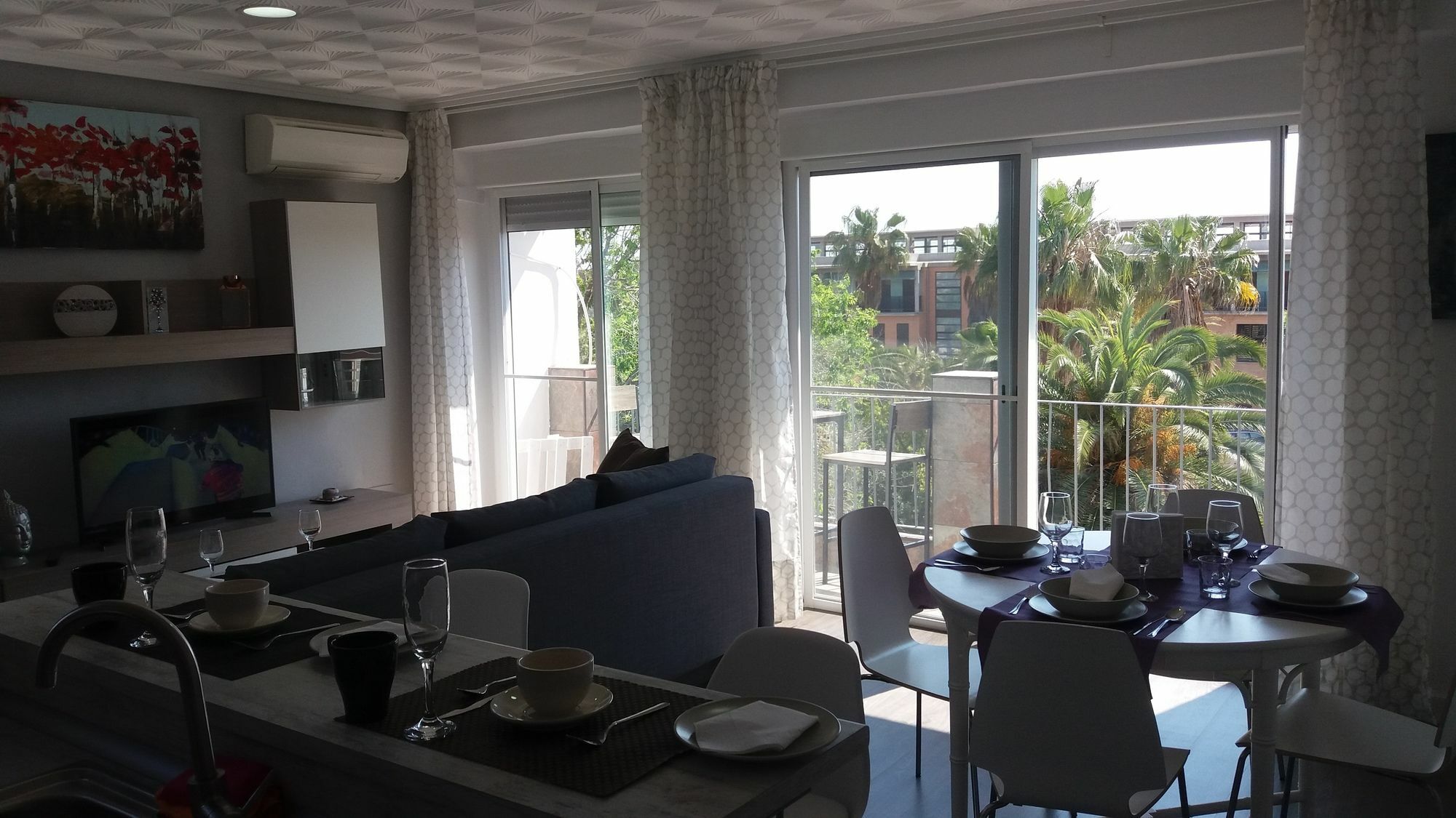 Apartmentsuitespain Atic Panoramic Beach Valencia Exteriör bild